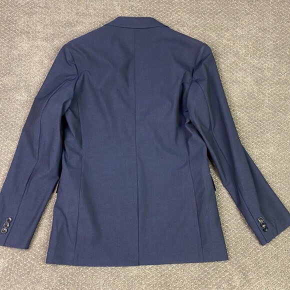 NWOT J. CREW Thompson Performance Suit Jacket Blazer Sport Coat Men's 38R Blue - Picture 3 of 15
